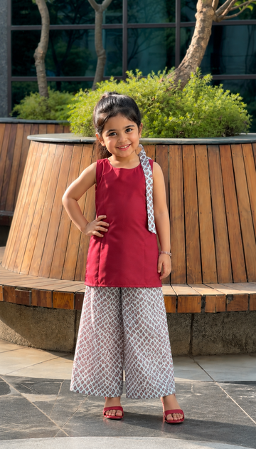 Girls Ruby Glow Co-Ord Outfit