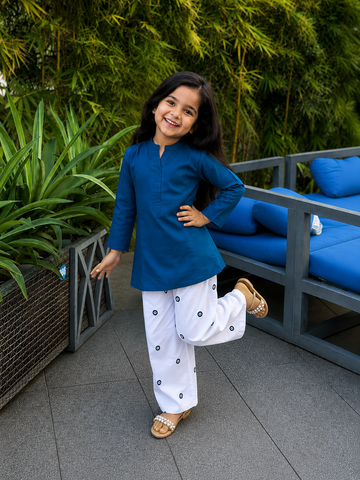 Girls Ocean Breeze Ethnic Outfit
