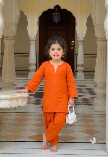 Girls Comfortable Salwar Kurta Co-Ord Set