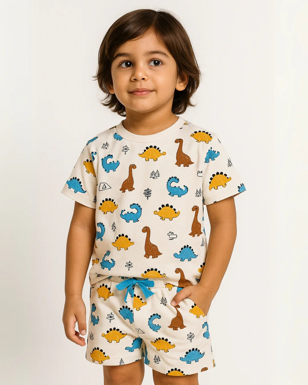 Kids Dinosaur Printed Co-Ord Set