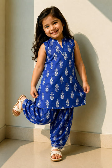 Kids Printed Farsi Salwar
