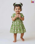 Baby Girls Printed Cotton Frock